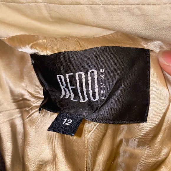 Lovely cream jacket with tie waist - Picture 6 of 6